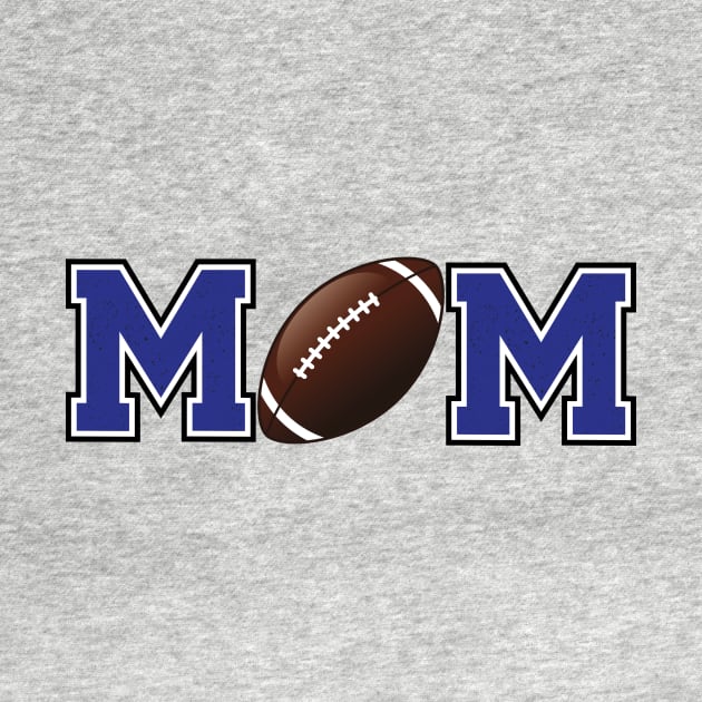 Football Mom Blue by capesandrollerskates 